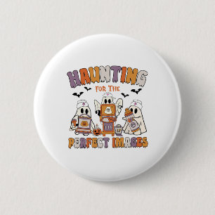 Retro Sonographer Ultrasound Tech Halloween Vascul 2 Inch Round Button