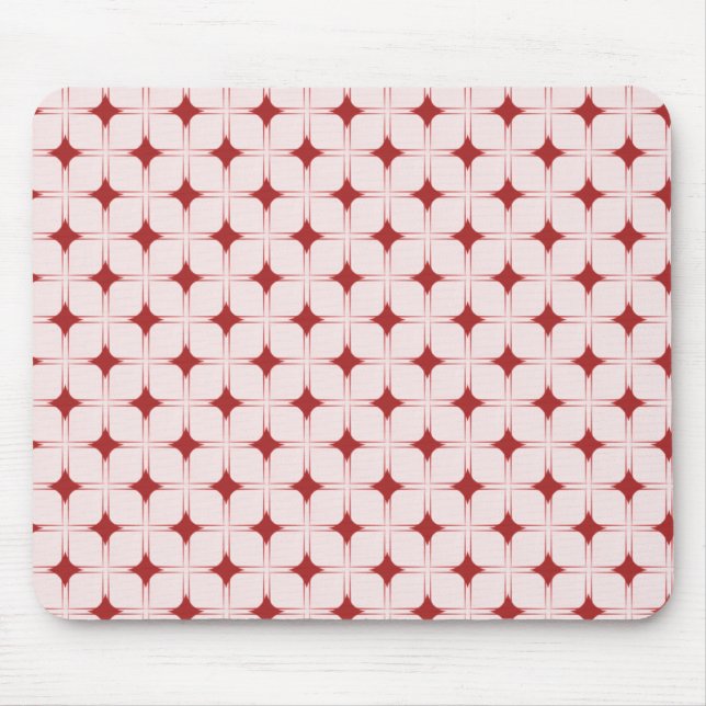 Retro Sophistication Mousepad, Red Mouse Pad (Front)