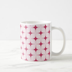 Retro Sophistication Mug, Magenta Coffee Mug