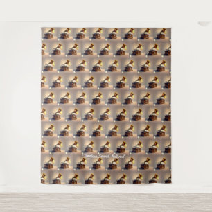 "Retro Soundwave Revival" Tapestry