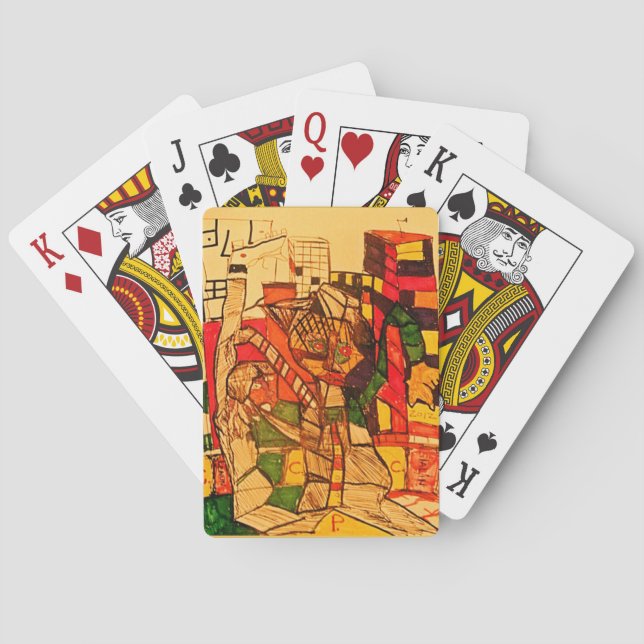 RETRO SOVIET PLAYING CARDS (Back)