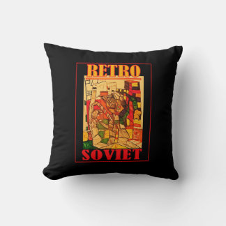 RETRO SOVIET THROW PILLOW