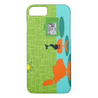 Retro Space Age Kitty iPhone 7 Case