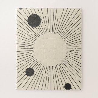 Retro Space Art Jigsaw Puzzle