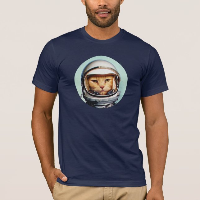 Retro Space Cat T-Shirt (Front)