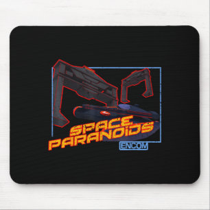 Retro Space Lover Vintage Space Funny Paranoids Qu Mouse Pad