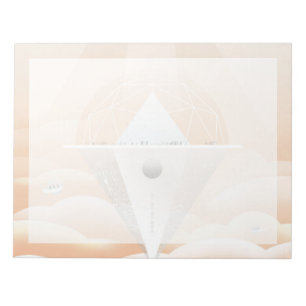 Retro Space Poster-Observatory In The Solar System Notepad