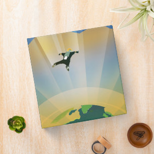 Retro Space Poster-The Gravity Of A Super Earth Binder