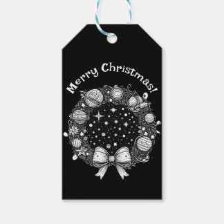 Retro Space-Themed Gift Tag | Cosmic Holiday Style