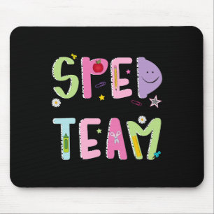 Retro Special Education Squad Groovy Dream Team Sp Mouse Pad