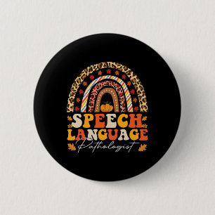 Retro Speech Therapy Speech Language Pathologist F 2 Inch Round Button