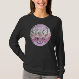 Retro Sphynx Cat Hairless Vintage Sphynx Cat Pull T-Shirt