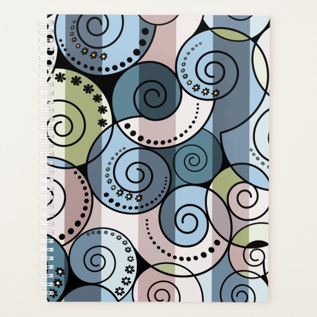 Retro, spiral planner (Front)