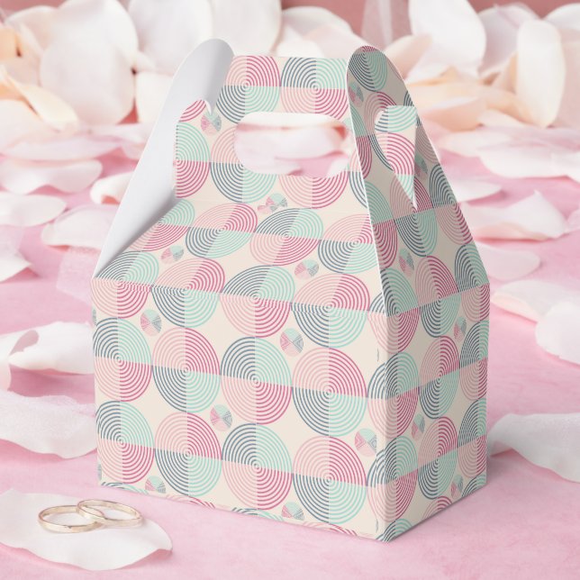 Retro Spiral Vibes Favor Box (Wedding)