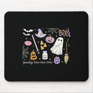 Retro Spooky Boo-tox Crew Aesthetic Injector Nurse Mouse Pad