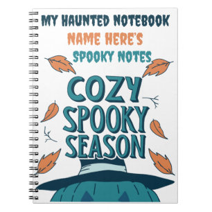 Retro Spooky Pumpkin Halloween Cozy Spooky Season Notebook