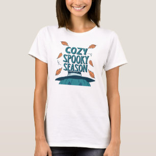 Retro Spooky Pumpkin Halloween Cozy Spooky Season T-Shirt