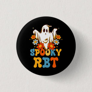 Retro Spooky Rbt Behaviour Technician Halloween Rb 1 Inch Round Button