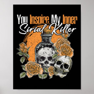 Retro Spooky Season - You Inspire My Inner Serial Poster