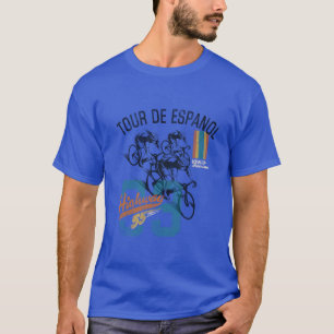 Retro Sport Cycling Bike Tour De Espanol T-Shirt