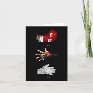 Retro Sport Lover Basic Boxing Vintage Hand Glove  Card