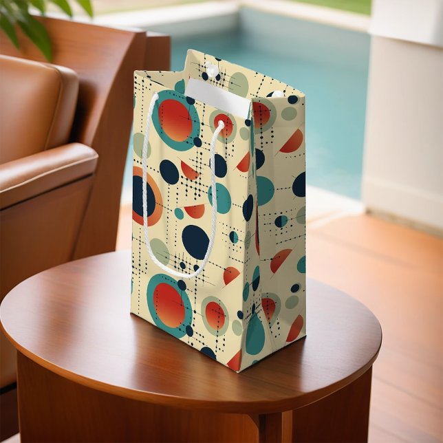 Retro Spots and Dots Small Gift Bag (Creator Uploaded)