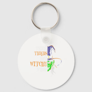 Retro Spray Tan Artist Halloween Ghosts Sunless Ta Keychain
