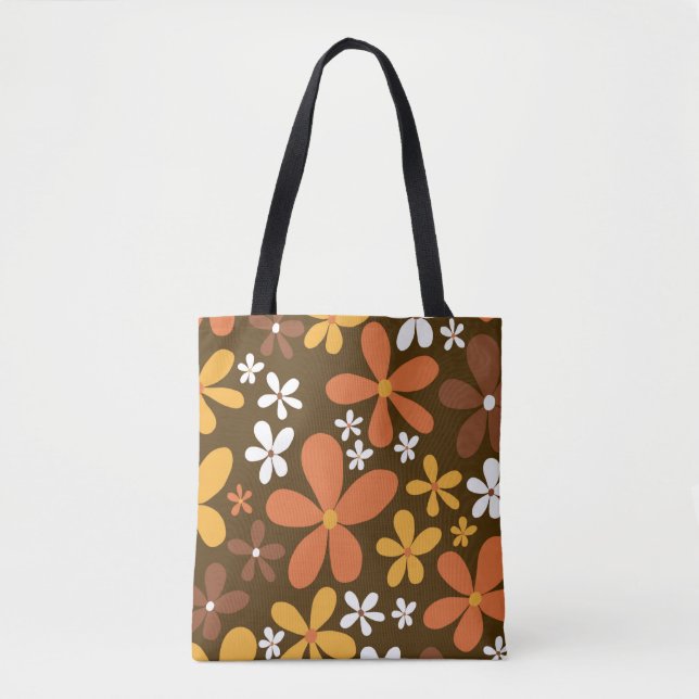 Retro Spring Daisies #2 #decor #art Tote Bag (Front)