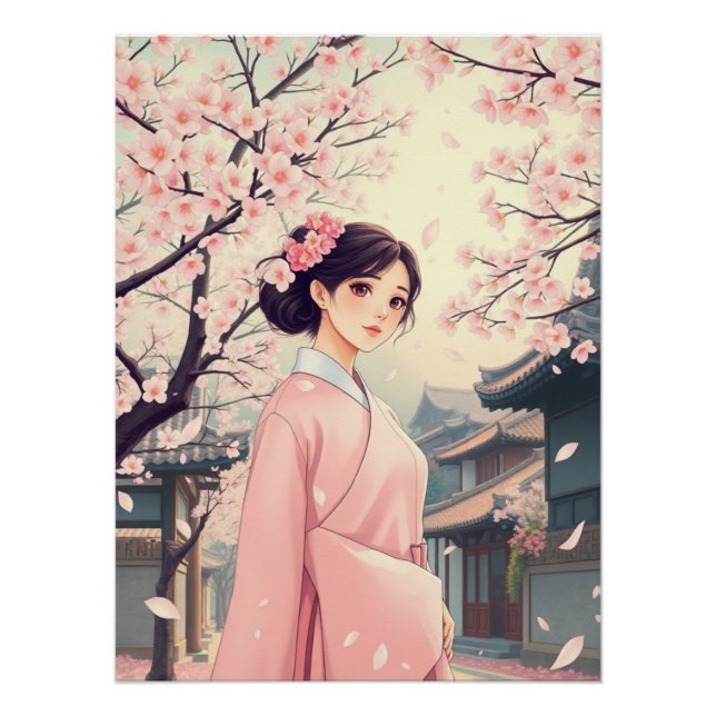 Retro spring in korean poster (Front)