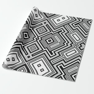 Retro square background wrapping paper