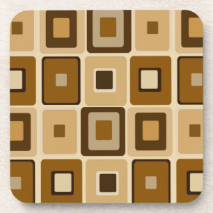 Retro Square Coasters