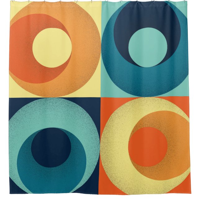 Retro Squares & Circles: 1960s Pattern (Front)