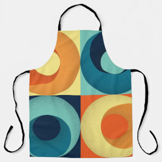 Retro Squares & Circles: 1960s Pattern Apron