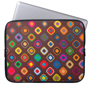 Retro Squares Laptop Sleeve