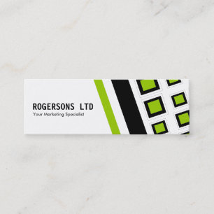 Retro Squares Mini Business Cards