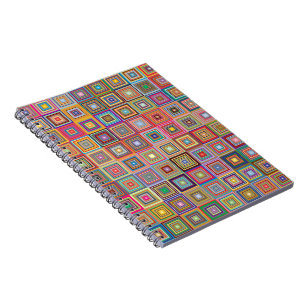 Retro Squares Notebook