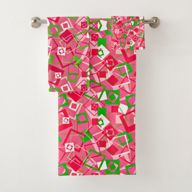 Retro Squares Pattern (En situation)