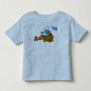Retro Squares Scooby-Doo Lying Down Toddler T-shirt