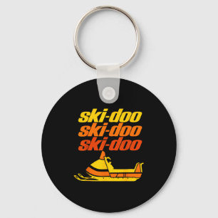 Retro Srt Quote Ski Doo Vintage Snowmobiles Funny  Keychain