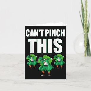 Retro St Patrick's Day Can't Nch This  Card