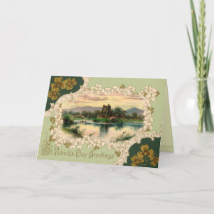 Retro St. Patrick's Day Greeting Card