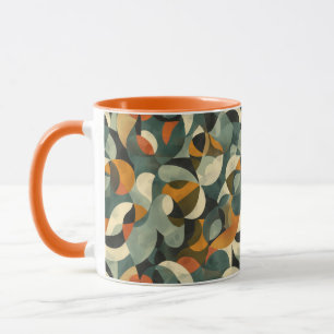 Retro Stacked Eye-catching Swirls Mug