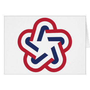 Retro Star Greeting Card