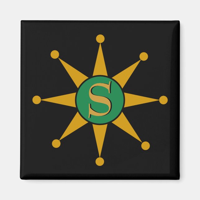 Retro Star Magnet (Front)