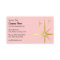 Retro Starburst Business Card - Pink