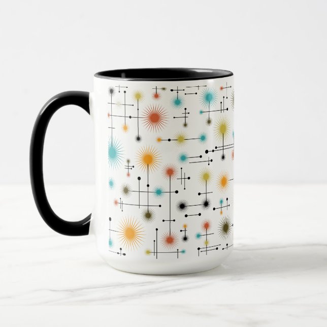 Retro Starbursts A Go-Go! Mug (Left)