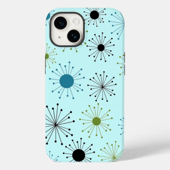 Retro Starbursts Case-Mate iPhone Case (Back)
