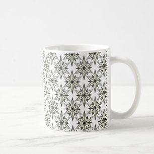Retro Starlight Mug, Black and White Coffee Mug