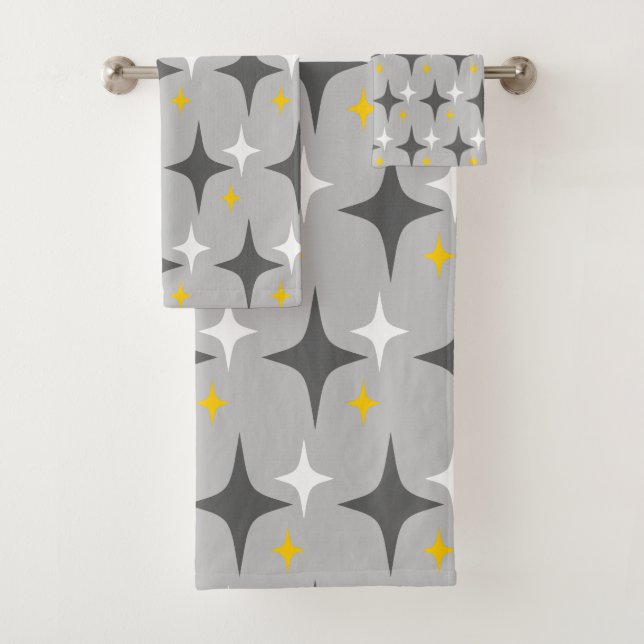 Retro Stars Bath Towel Set (Insitu)