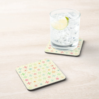 Retro Stars Cork-Backed Coasters